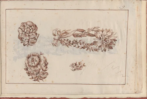 Joaillerie: Album of Jewelry Designs, Page 9 by anonymous, book, 1770