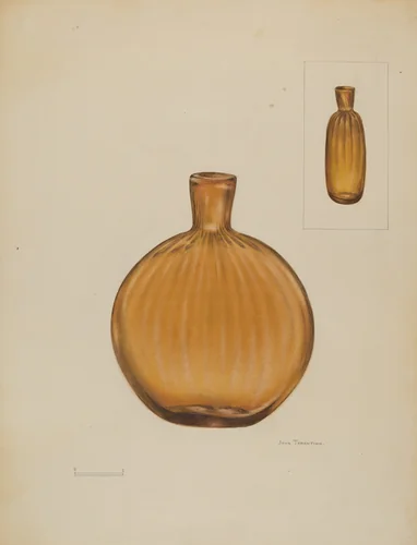 Flask by John Tarantino, index of american design, 1936