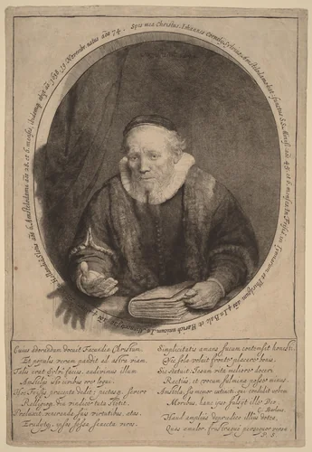 Jan Cornelisz. Sylvius by Rembrandt van Rijn, print, 1646