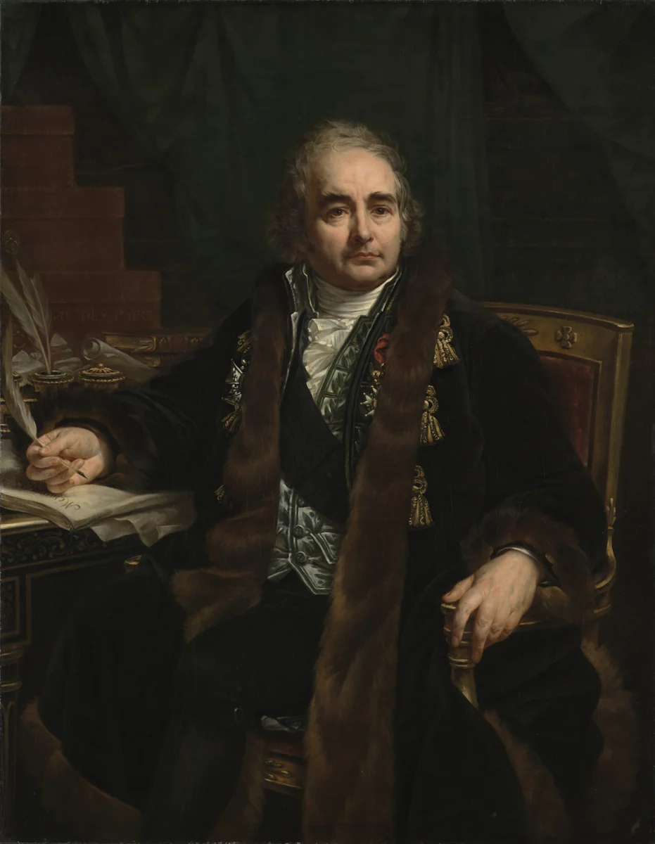 Portrait of Count Jean-Antoine Chaptal by Antoine-Jean Gros, painting, 1824