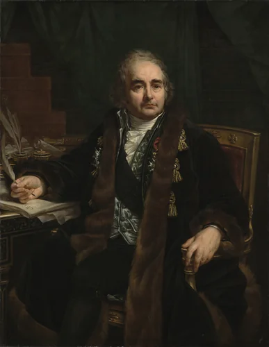 Portrait of Count Jean-Antoine Chaptal by Antoine-Jean Gros, painting, 1824