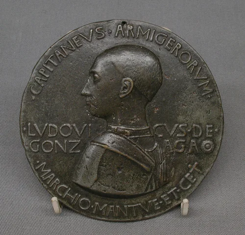 Ludovico Gonzaga III (1414–1478) by Pisanello, metalwork, 1447