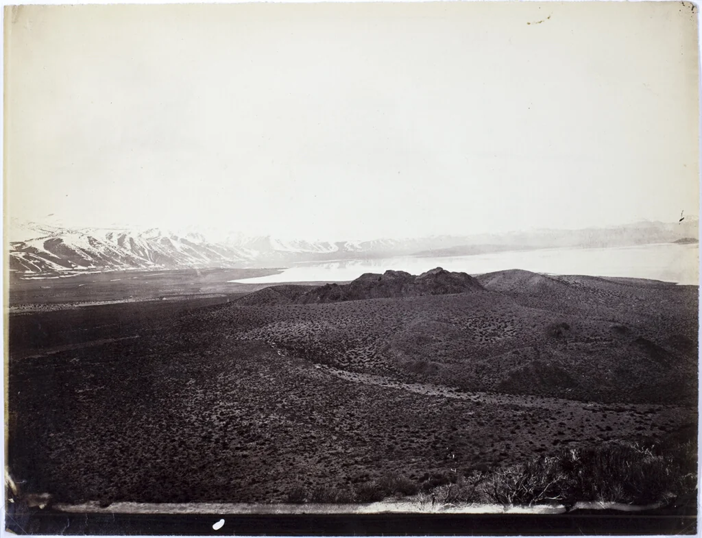 Mono Lake, Volcano, 13,000 Feet by Timothy O'Sullivan, photograph, 1868