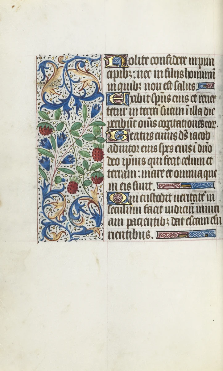 Book of Hours (Use of Rouen): fol. 108v by Master of the Geneva Latini, book, 1465-1475