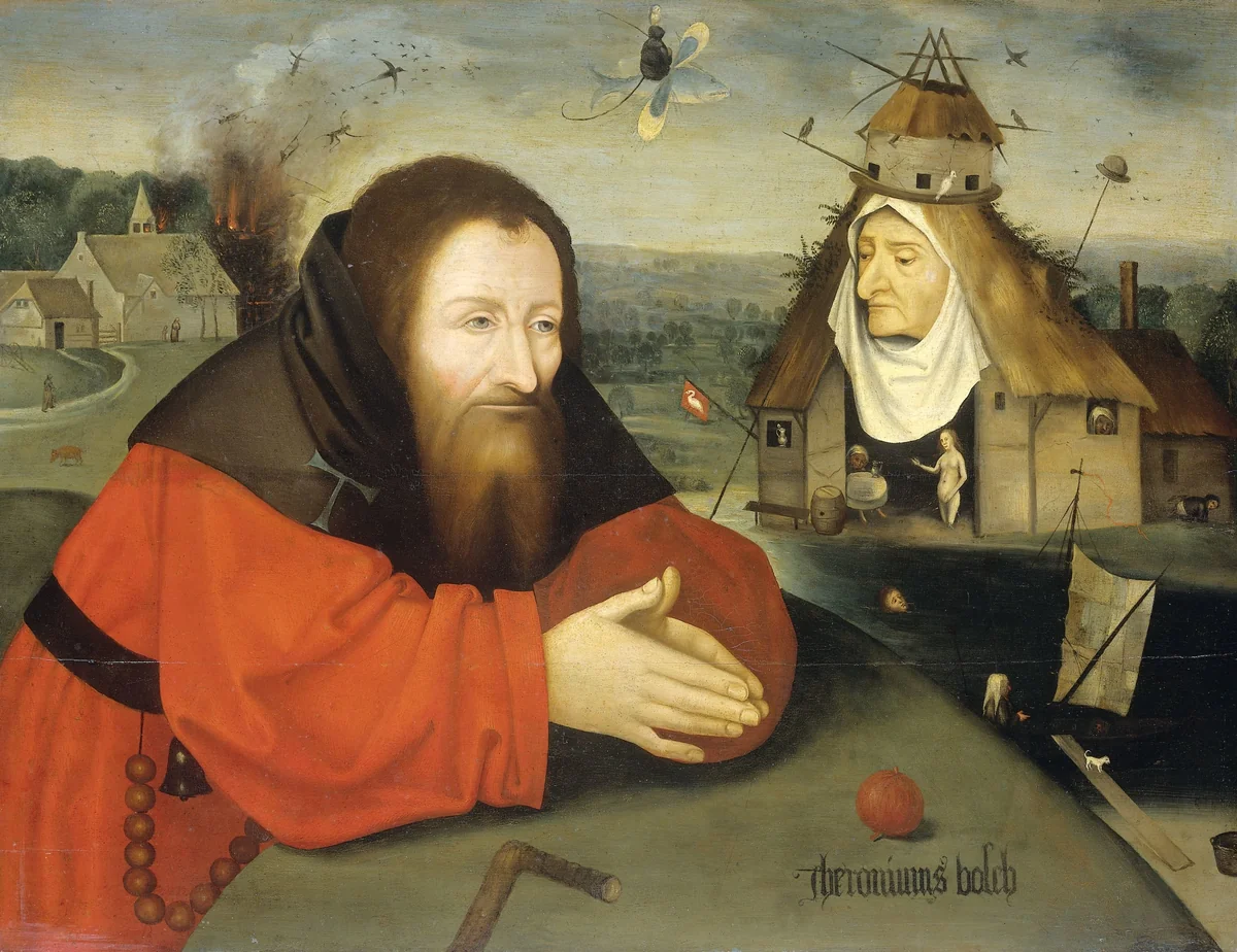 The Temptation of St Anthony by Unknown, painting, 1550-1600