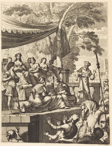 Illustration to Jean Desmarets' "L'Ariane" by Abraham Bosse
Claude Vignon, print, 1639