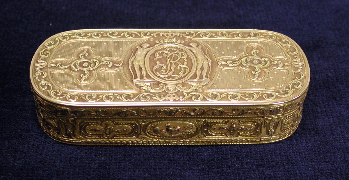 Box by Pierre Blanchard, metalwork, 1775-1781