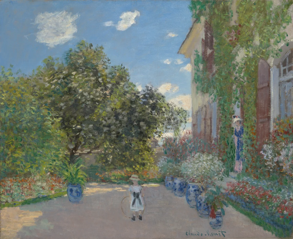 The Artist's House at Argenteuil by Claude Monet, painting, 1873
