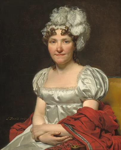Madame David by Jacques-Louis David, painting, 1813