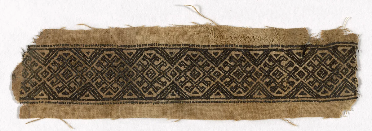 Border by Coptic Egypt, textile, 1201-1400