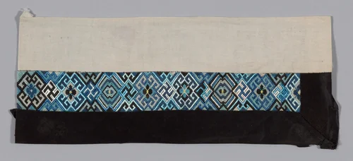 Woman's Sleeve Band by Han-Chinese, textile, 1875-1900