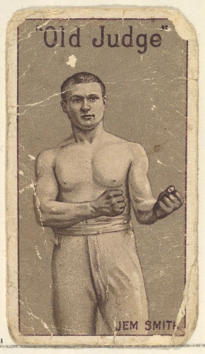 Jem Smith (boxer) from the Old Judge series (N167) for Old Judge Cigarettes by Goodwin & Company, print, 1886