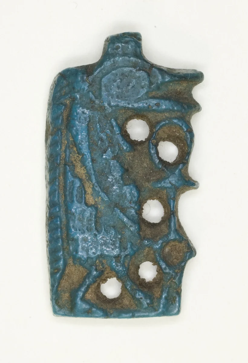 Amulet of the Goddess Tawaret (Thoeris) in Profile by Egyptian, metalwork, -1550--1069