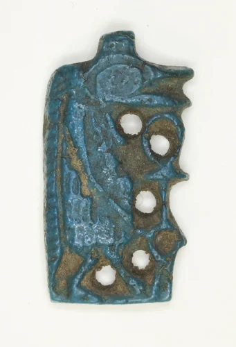 Amulet of the Goddess Tawaret (Thoeris) in Profile by Egyptian, metalwork, -1550--1069