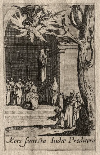 The Martyrdom of the Apostles: The Death of Judas by Jacques Callot, print, 1627-1637