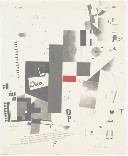 Plate 3 from Merz 3 by Kurt Schwitters, print, 1923