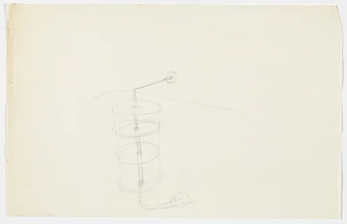 Unidentified Furniture (Perspective sketch) by Ludwig Mies van der Rohe, mies van der rohe archive, 1926