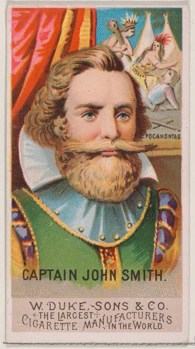 Captain John Smith, from the series Great Americans (N76) for Duke brand cigarettes by W. Duke, Sons & Co., print, 1888