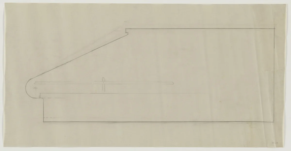 Design for Telefunken Record Player, Section by Lilly Reich, mies van der rohe archive, 1937