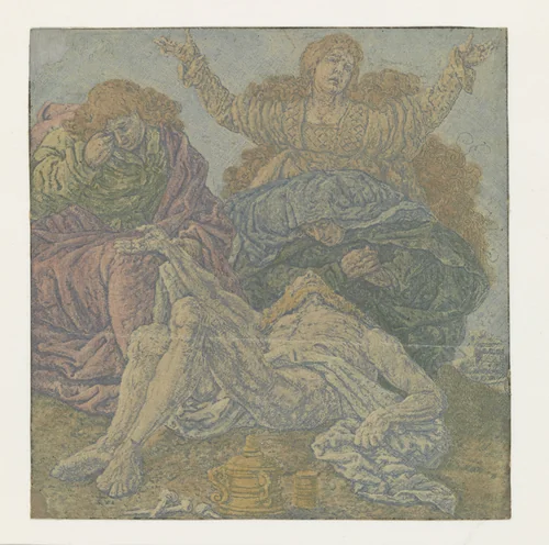 The Lamentation of Christ by Hercules Segers, print, 1630-1633