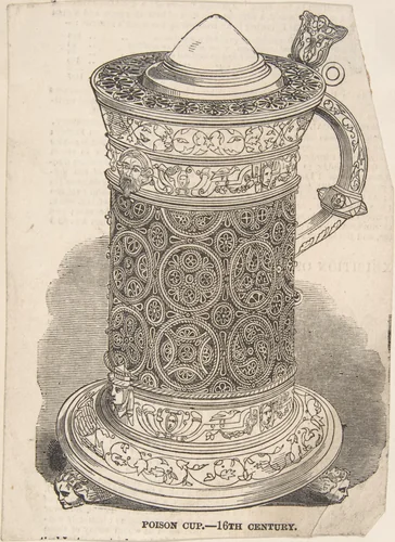 Poison Cup - 16th century by anonymous, print, 1850-1900