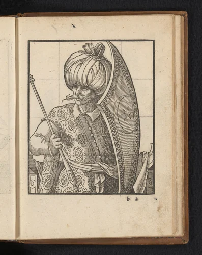 Ottomaanse veldheer by Unknown, print, 1578