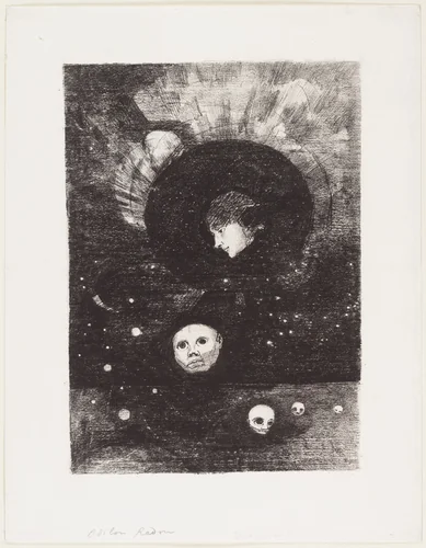 Germination by Odilon Redon, print, 1879