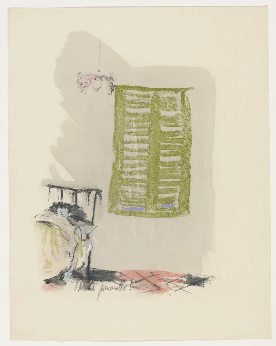 Duplicate of plate (page 47) from Mille Regrets (A Thousand Regrets) by Christian Bérard, illustrated book, 1947