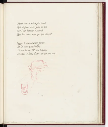 Tailpiece (page 129) from Parallèlement (In Parallel) by Pierre Bonnard, illustrated book, 1900
