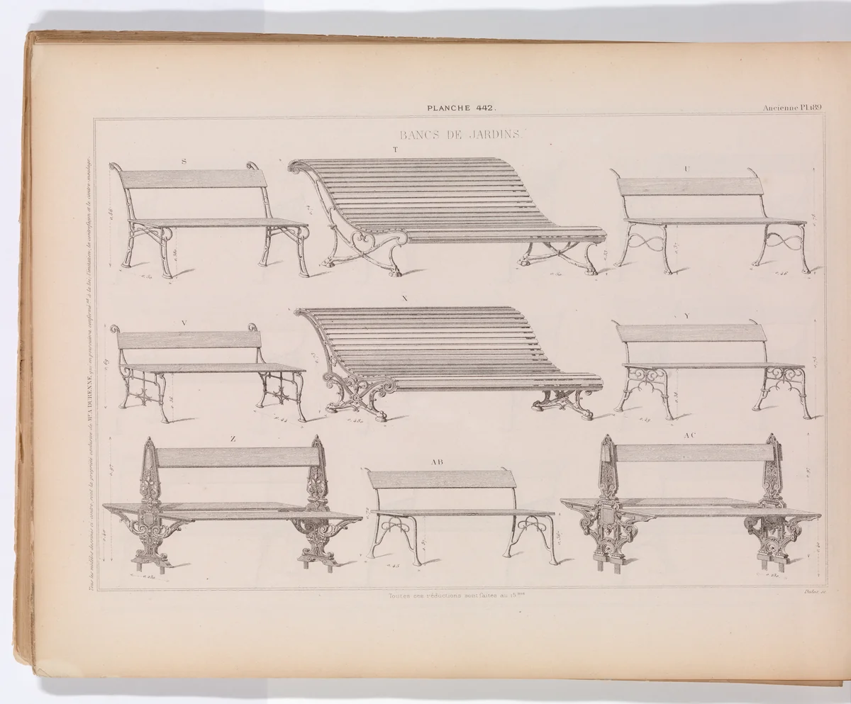 Fonte de Fer, album général des plaches by A. Durenne, book, 1877
