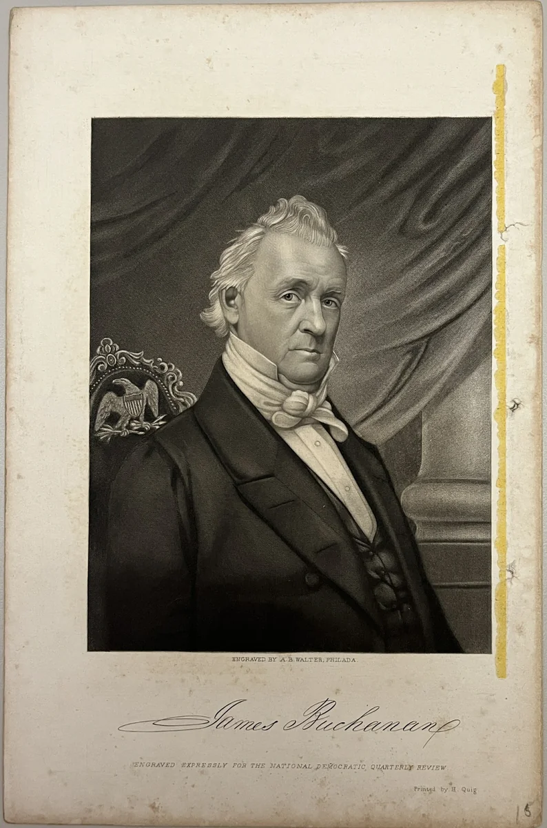 James Buchanan by Adam B. Walter, other, 1840-1875