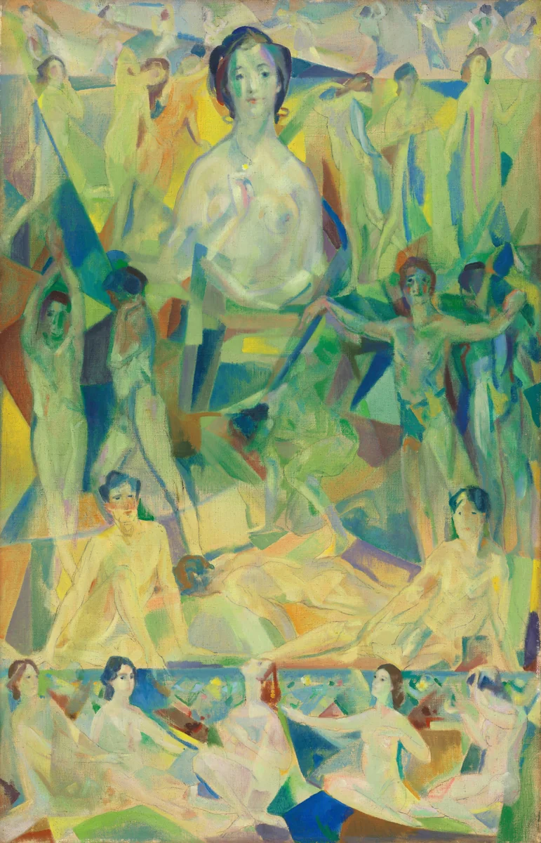 The Great Mother by Arthur B. Davies, painting, 1913