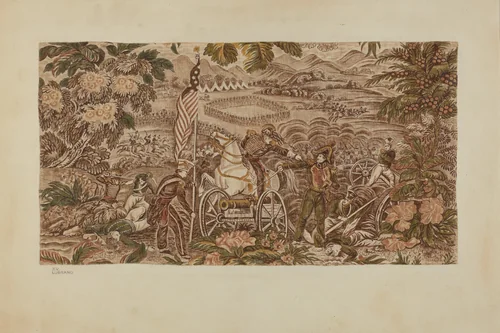 Historical Printed Textile by Joseph Lubrano, index of american design, 1939