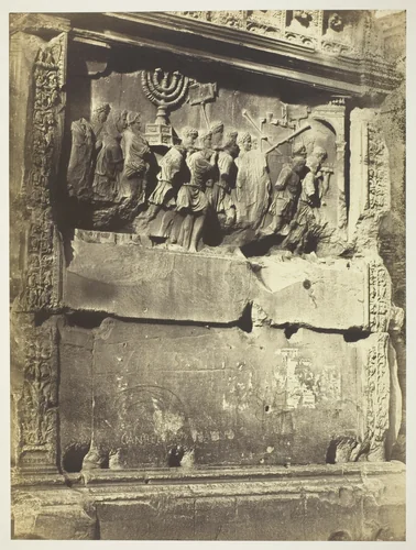 The Arch of Titus, 1855 by Robert Macpherson, photograph, 1855
