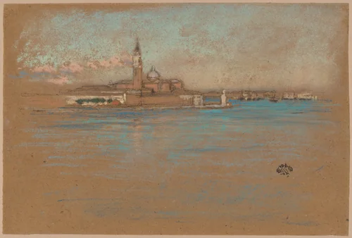 The Church of San Giorgio Maggiore by James McNeill Whistler, drawing, 1880