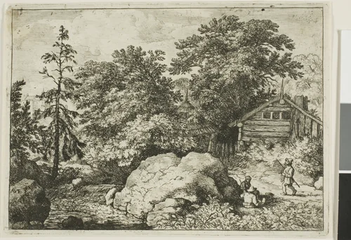 The Hill by Allart van Everdingen, print, 1641-1675