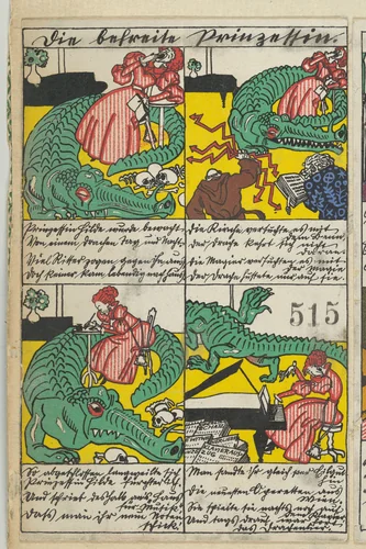 The Rescued Princess (Die befreite Prinzessin) by Moriz Jung, print, 1911