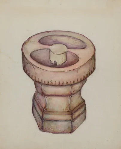 Baptismal Font by George Seideneck, index of american design, 1936