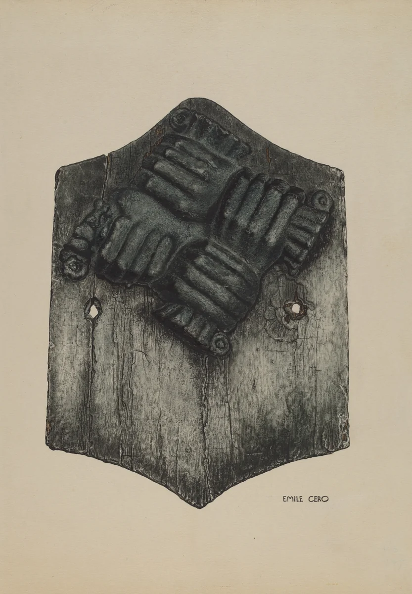 Firemark by Emile Cero, index of american design, 1937