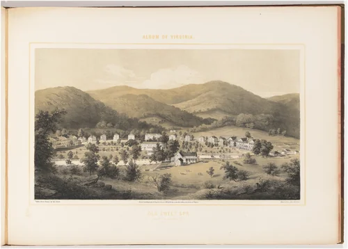 Old Sweet Spa by Woldemar Rau, print, 1857