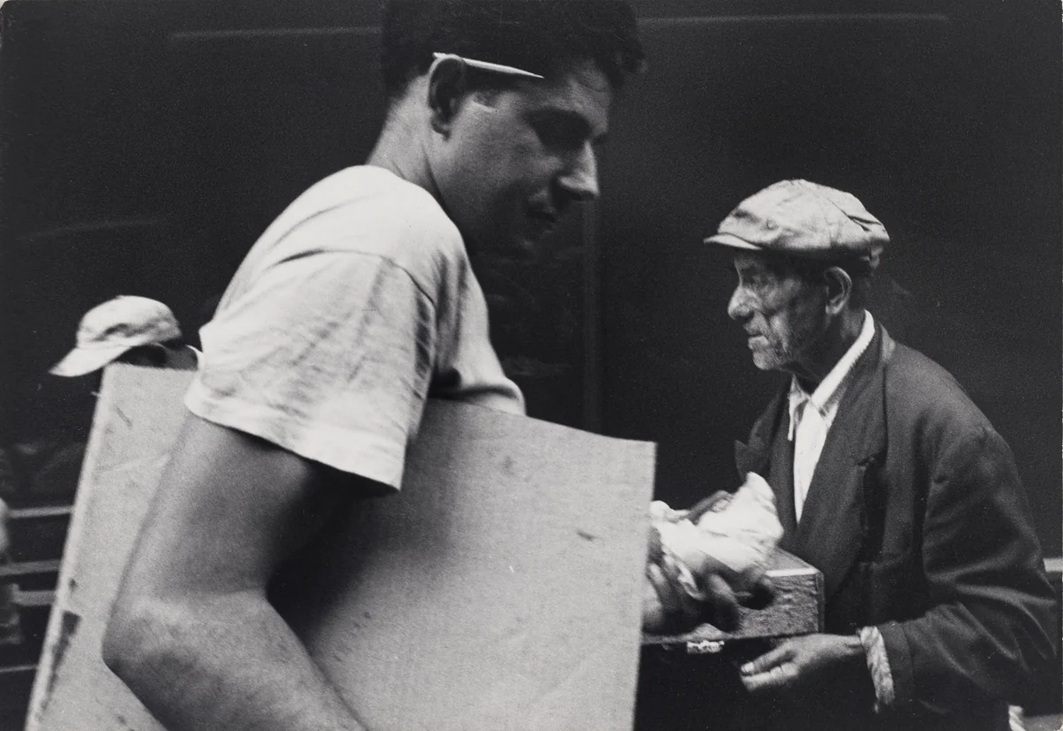 The Fruit Peddler, 7AM by Robert Frank, photograph, 1951