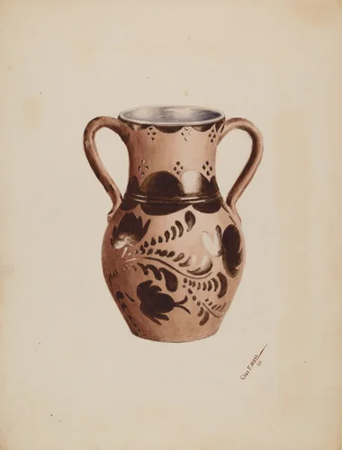 Vase by Charles Moss, index of american design, 1937
