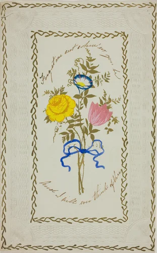 Forget Me Not (valentine) by Unknown Artist, other, 1835-1845
