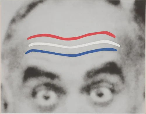 Raised Eyebrows / Furrowed Foreheads (Red, White and Blue) from Artists for Obama by John Baldessari
Richard Kaz
Gemini G.E.L., portfolio, 2008