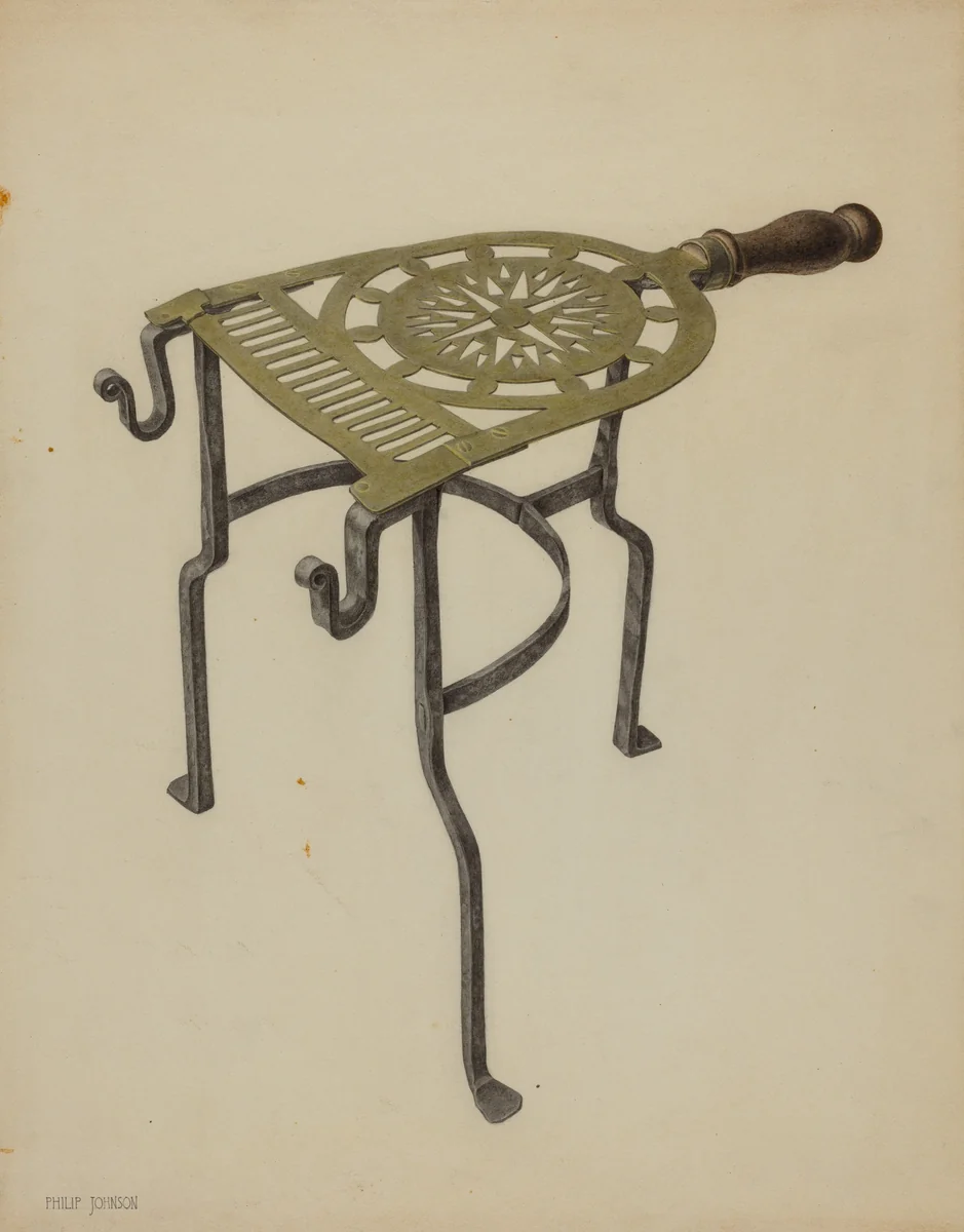 Trivet by Philip Johnson, index of american design, 1938