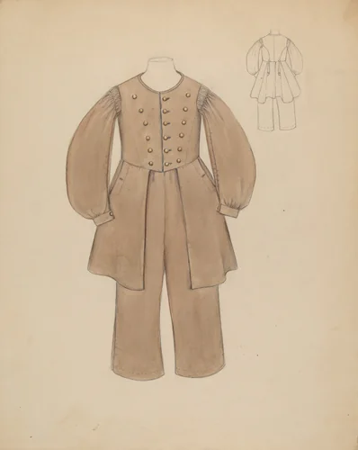 Boy's Suit by Jessie M Benge, index of american design, 1937