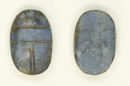 Scarab: Uninscribed by Egyptian, other, -2055--1773