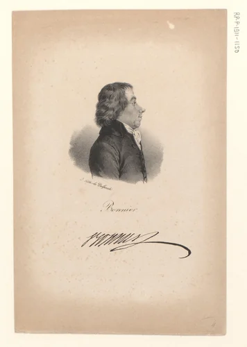 Portret van Antoine Bonnier d'Alco by anonymous, print, 1818-1842
