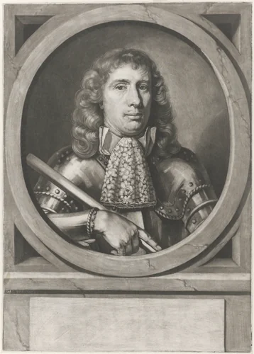 Portret van Thomas Ernsthuys by Abraham Bloteling, print, 1684-1690