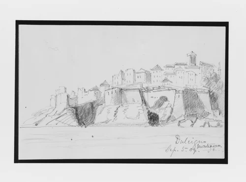 Dulcigno (from Sketchbook) by Mary Newbold Sargent, artwork, 1904